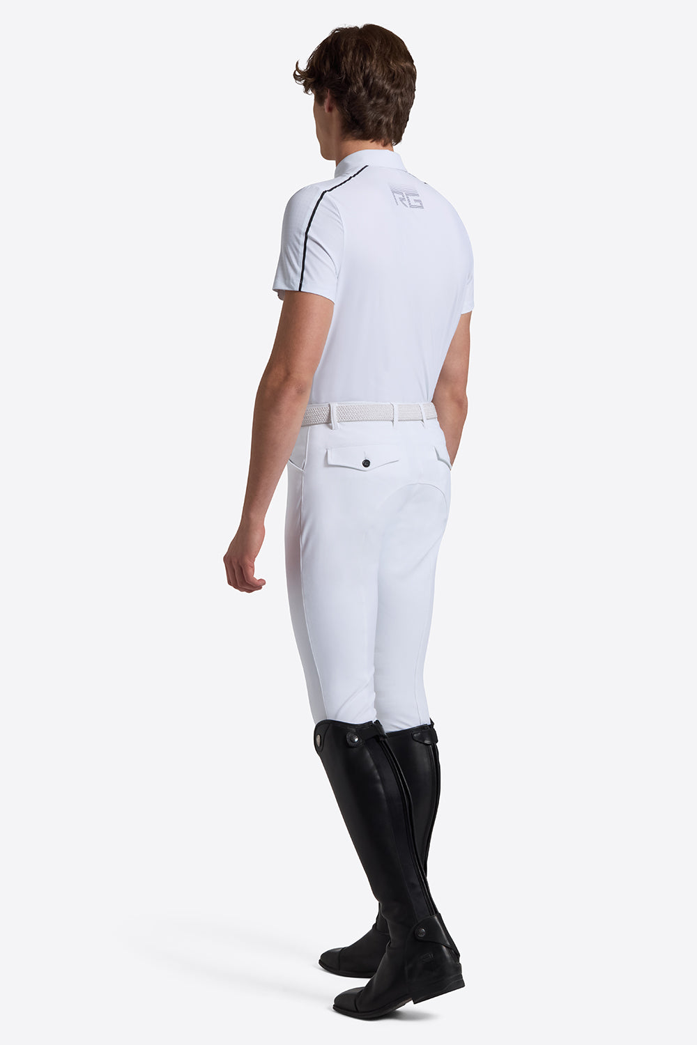 Rider's Gene Men's Tech Short Sleeve Polo