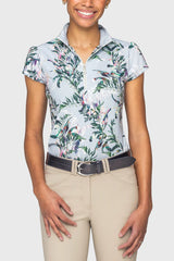 Kastel Cap Sleeve 1/4 Zip Sun Shirt