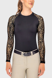 Kastel Floral Lace Crewneck Sunshirt