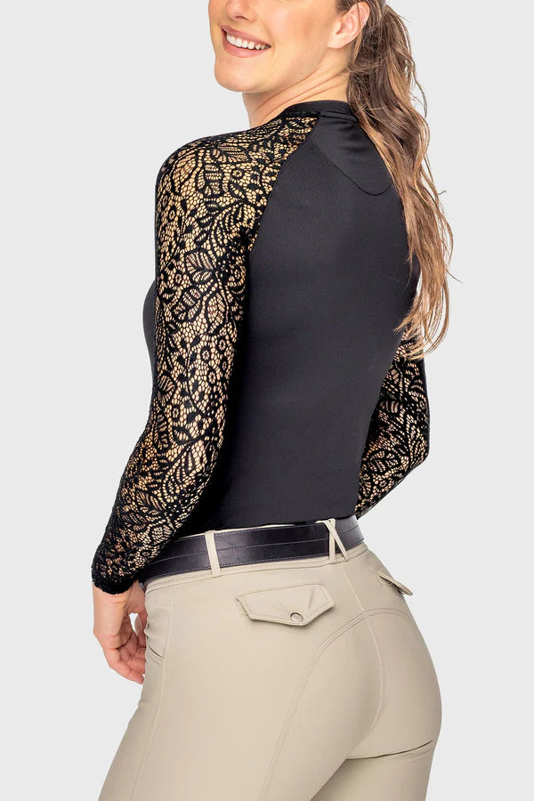 Kastel Floral Lace Crewneck Sunshirt