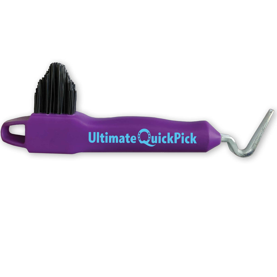 Side view of the purple The Ultimate QuickPick on a white background