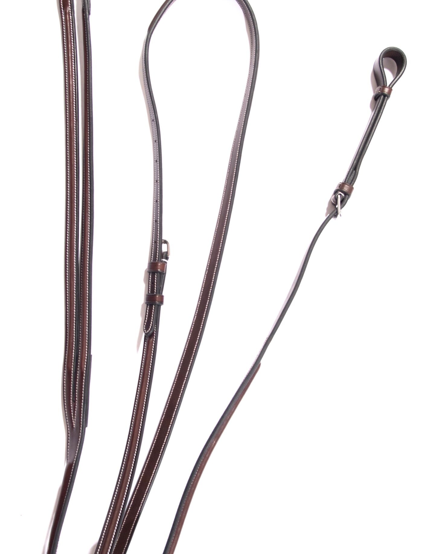 Full view of the Red Barn Round Raised Fancy Running Martingale on a white background