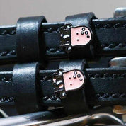 Close-up view of the buckled Octopus Mane Jane Spur Straps