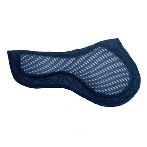 Majyk Equipe Contact-X Half Pad in navy showing contoured shape