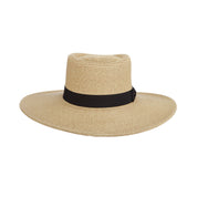 Back view of the Dorfman Milano Diego Hat in Natural