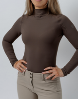 TKEQ Chloe High Collar Technical Top