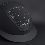 Angled front view of the Kask Star Lady Jessica Springsteen Edition on a black background