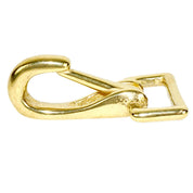 View of the brass Nunn Finer Large Spring 1" Snap on a white background