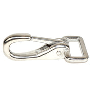 View of the stainless steel Nunn Finer Large Spring 1" Snap on a white background