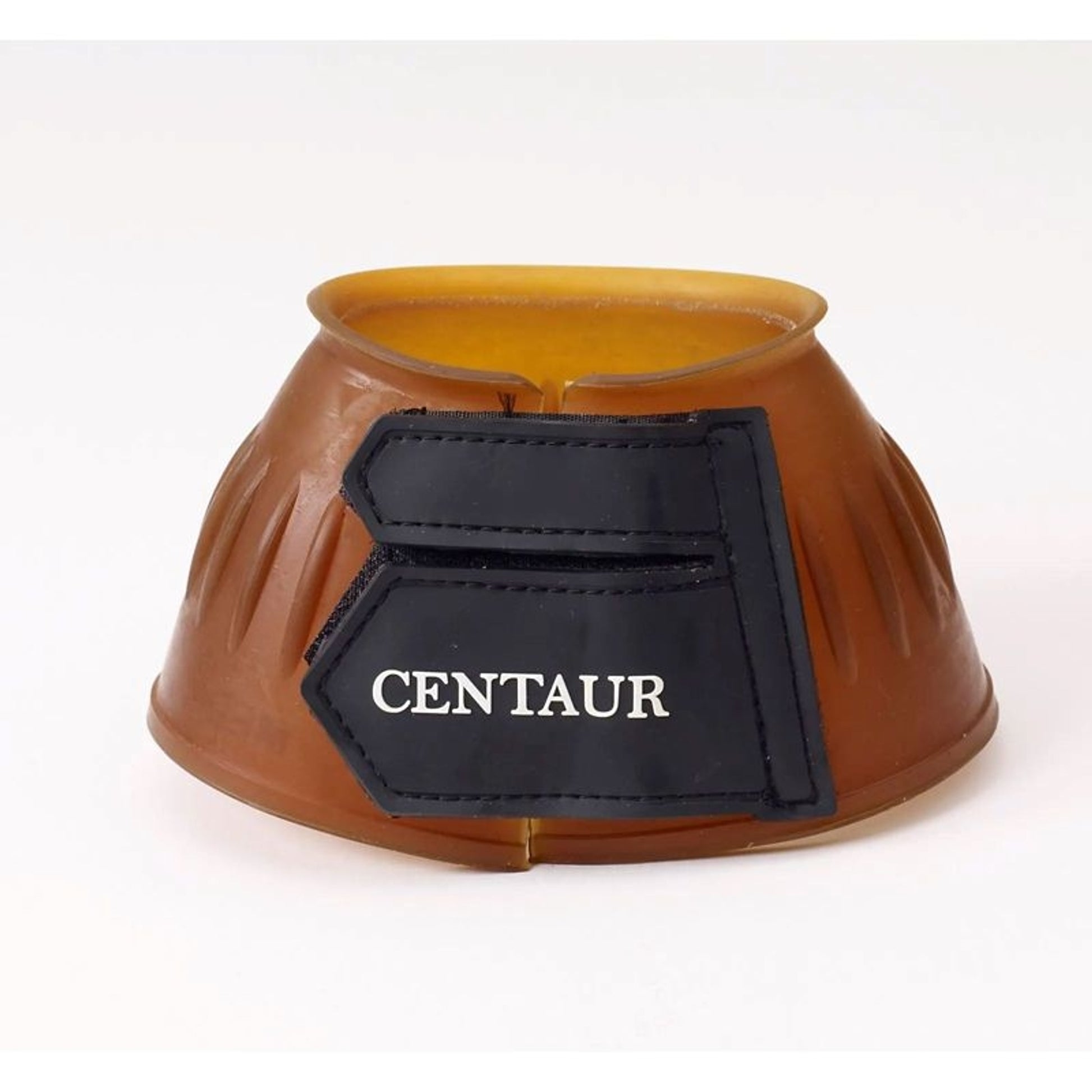 Front view of a gum Centaur EcoPure Ribbed Bell Boot on a plain background