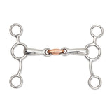 Shires Stainless Steel w/ Copper Lozenge Tom Thumb Gag Bit