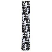 Front view of a Horse Sketch Ovation Zocks Boot Sock on a white background