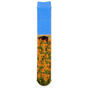Front view of a Sunflower Horse Ovation Zocks Boot Sock on a white background