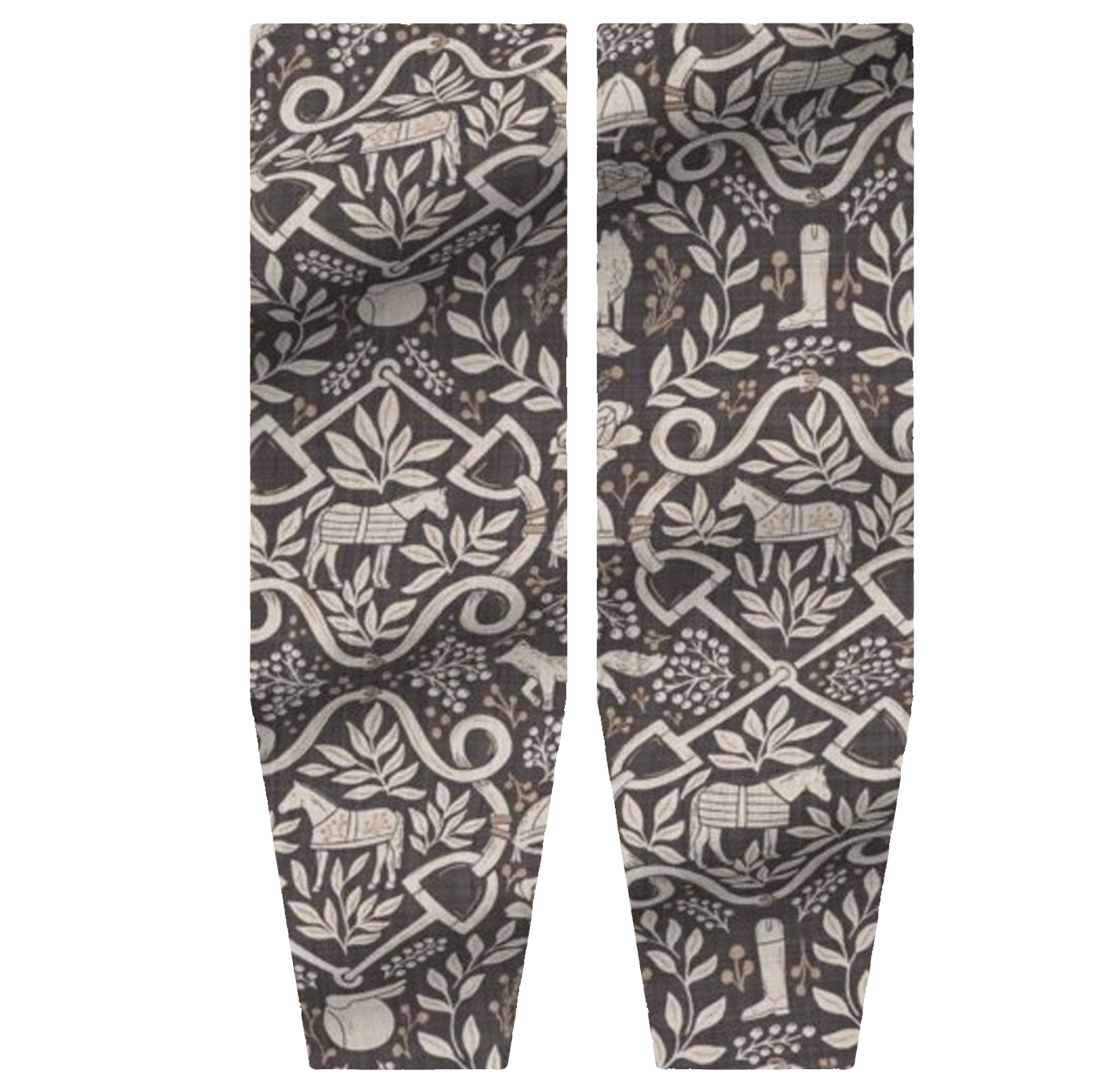 Front view of a pair of The Hunt Posh Pony Boot Stuffers on a white background