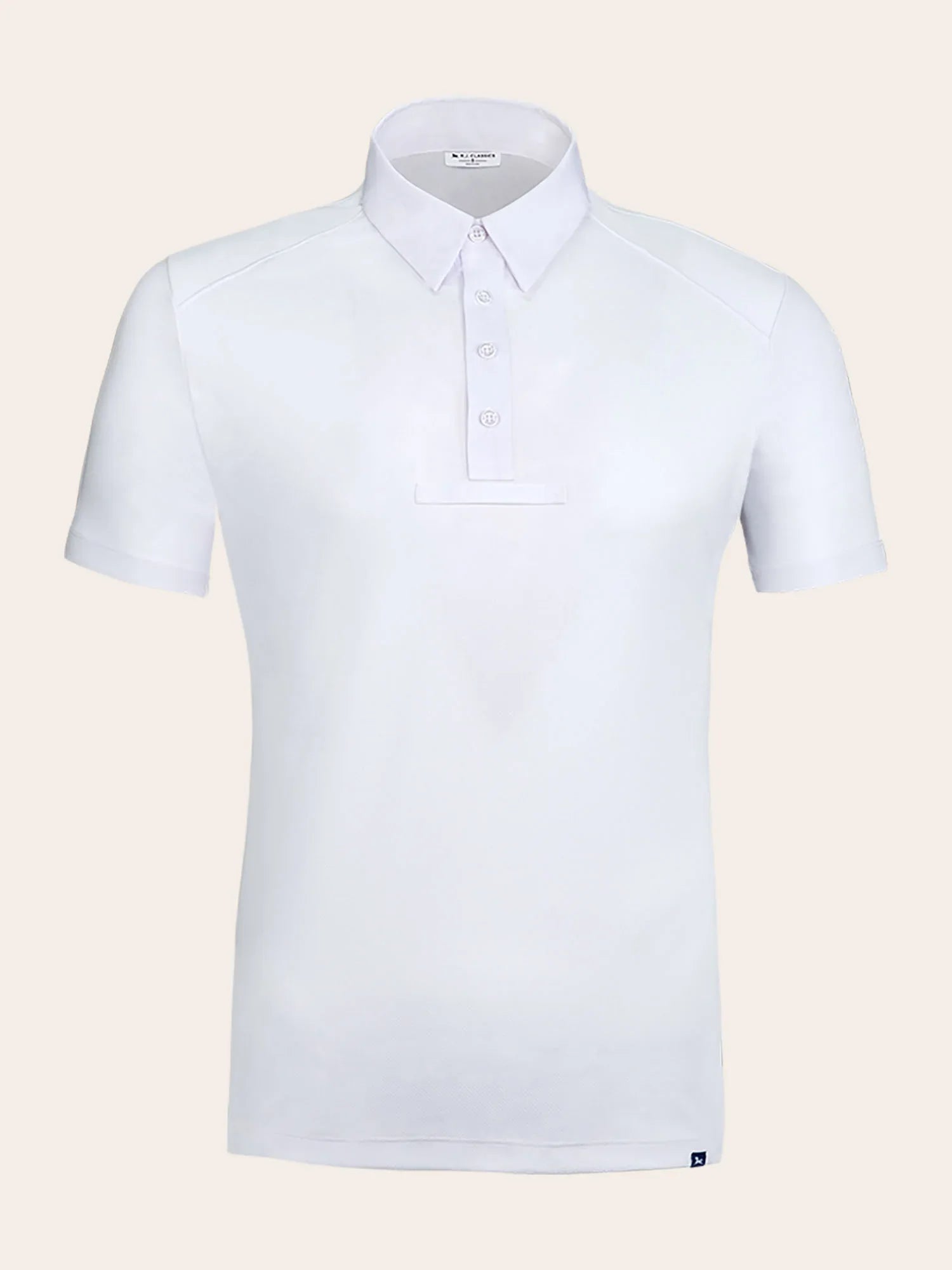Front view of the white RJ Classics Tyler Show Shirt on a plain background