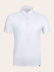 Front view of the white RJ Classics Tyler Show Shirt on a plain background