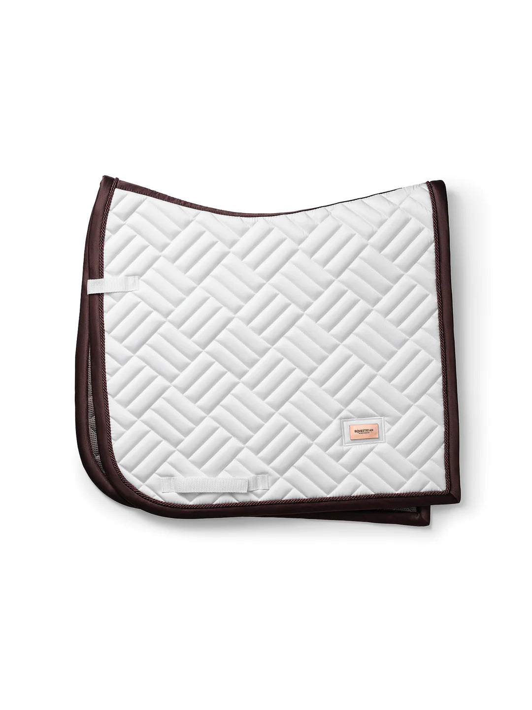 Side view of the Moonless Night Dressage Saddle Pad on a white background