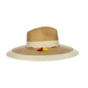 Side view of the Dorfman Milano Elgans Hat on a white background