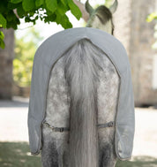 Rear view of Horseware Amigo Airnet Cooler showing tail area and mesh material