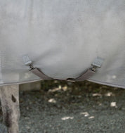 Close-up of Horseware Amigo Airnet Cooler belly straps and breathable mesh fabric