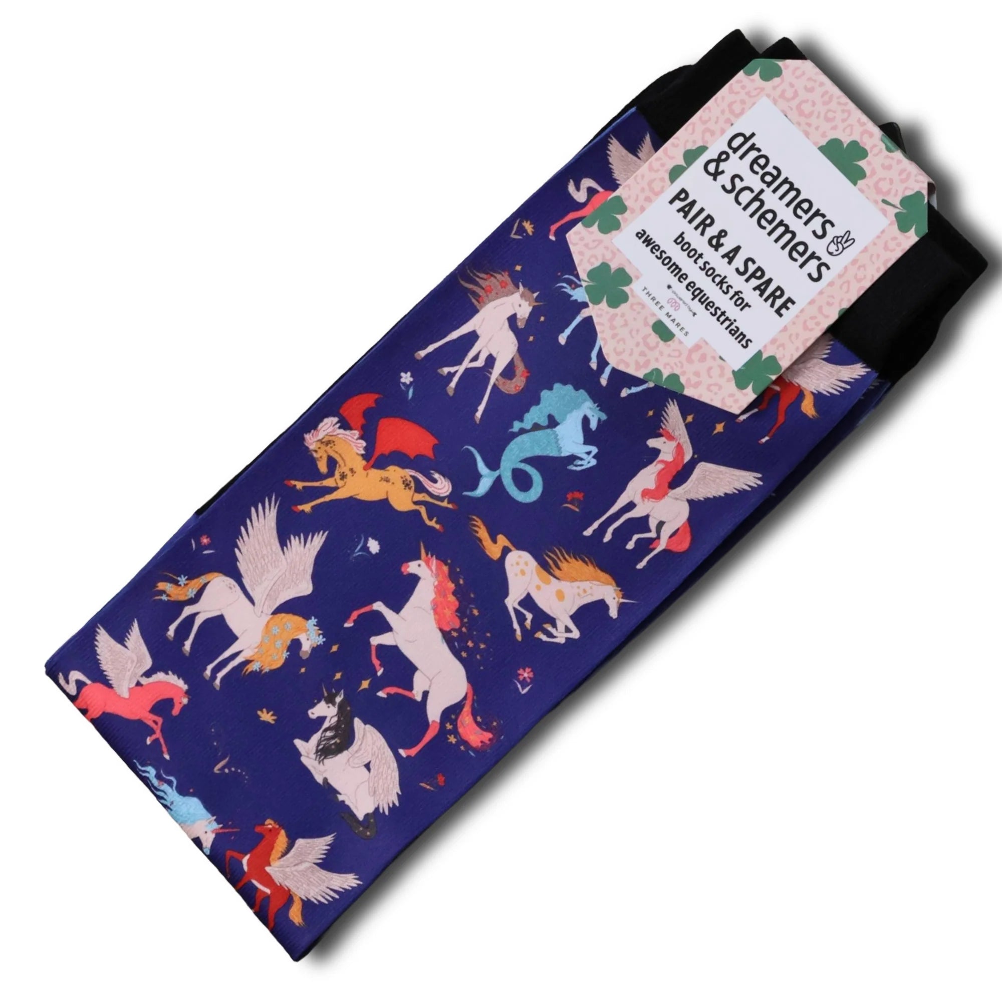 Front view of the Air Land Sea Dreamers & Schemers Pair & A Spare Boot Socks on a white background