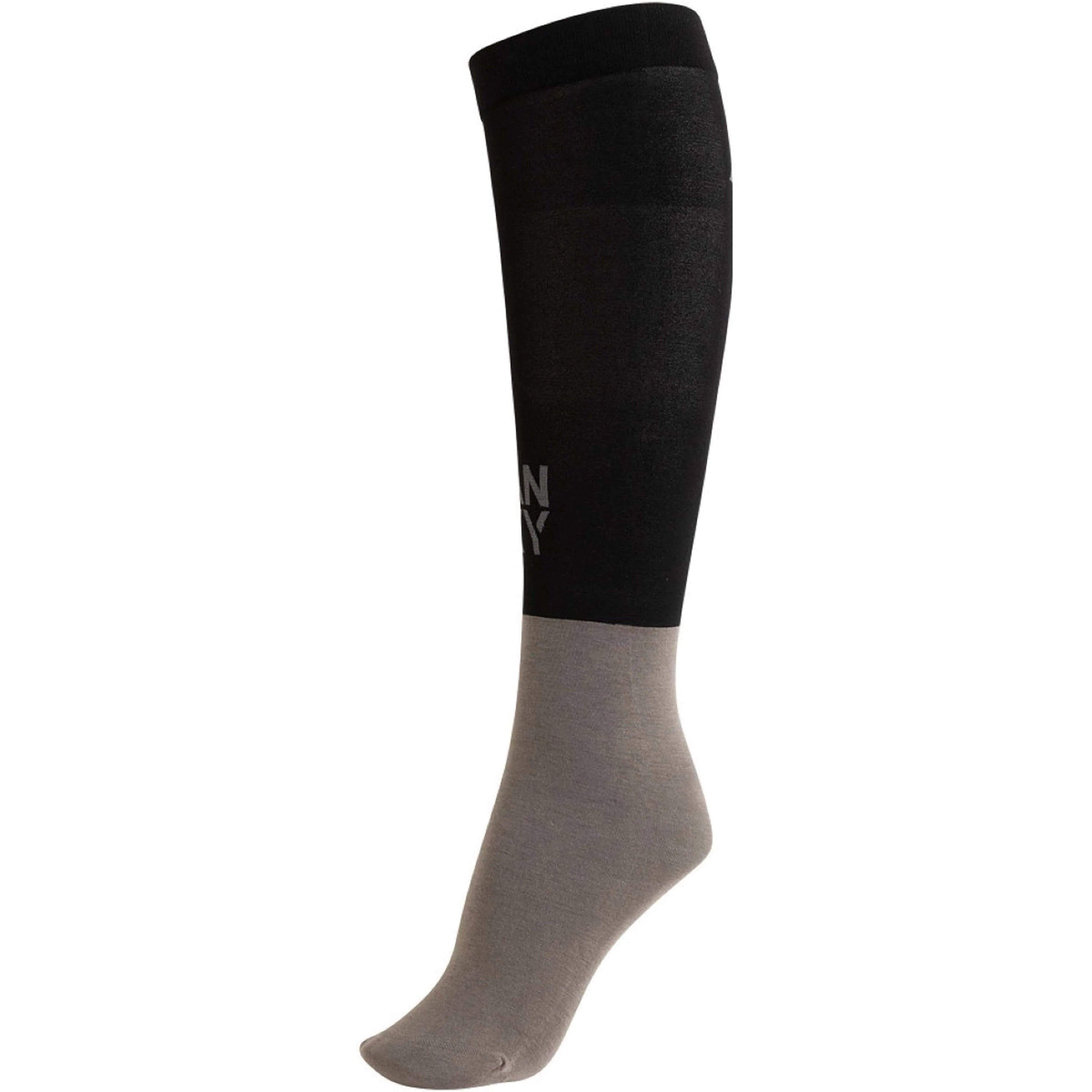 Side view of a black ANKY Competition Sock on a white background