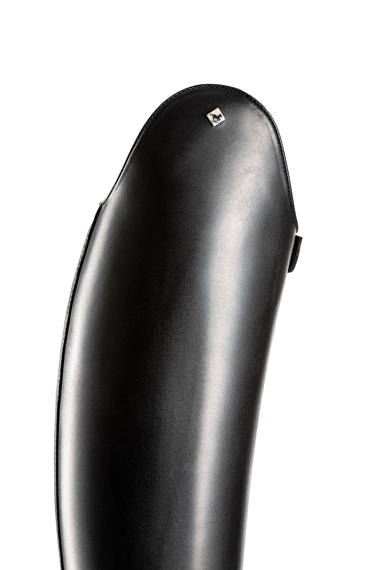 Side view of the DeNiro Bellini Wrat Black Dressage Boot on a plain background