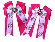View of the Belle Belle & Bow Kids Hair Bows on a white background