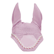 Front view of the pink Equinavia Copenhagen Ear Net on a white background