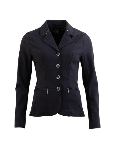 Front view of the navy BR Prague Competition Jacket on a white background