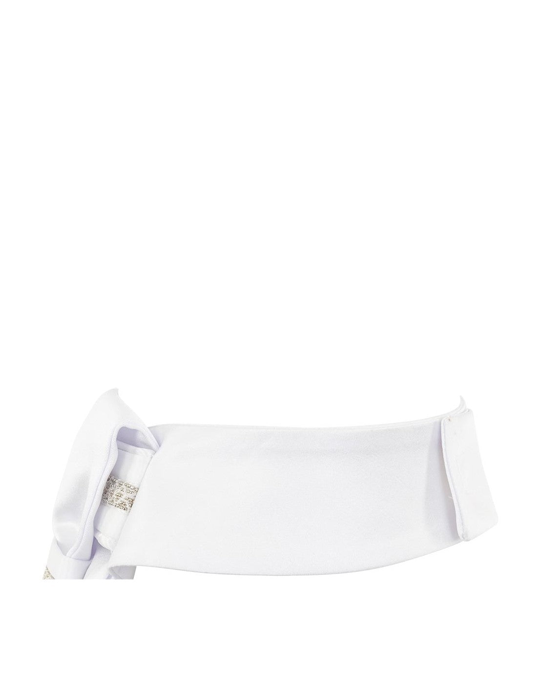 Side view of the BR York Stock Tie on a white background