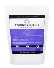 Front view of the small bag of Equine Elixirs Calmakazi on a white background