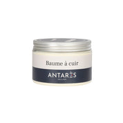 Front view of a jar of Antares Baume A Cuir on a white background