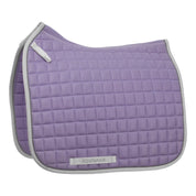 Side view of the purple Equinavia Svalbard Dressage Saddle Pad with NordicAir Tech on a white background