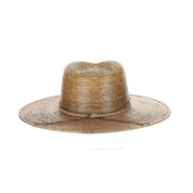 Back view of the Dorfman Milano Passiflora Hat on a white background