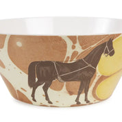 View of the ThomasPaul Melamine Serving Bowl on a white background