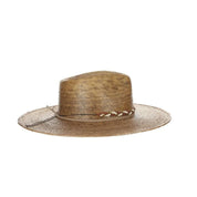 Side view of the Dorfman Milano Passiflora Hat on a white background