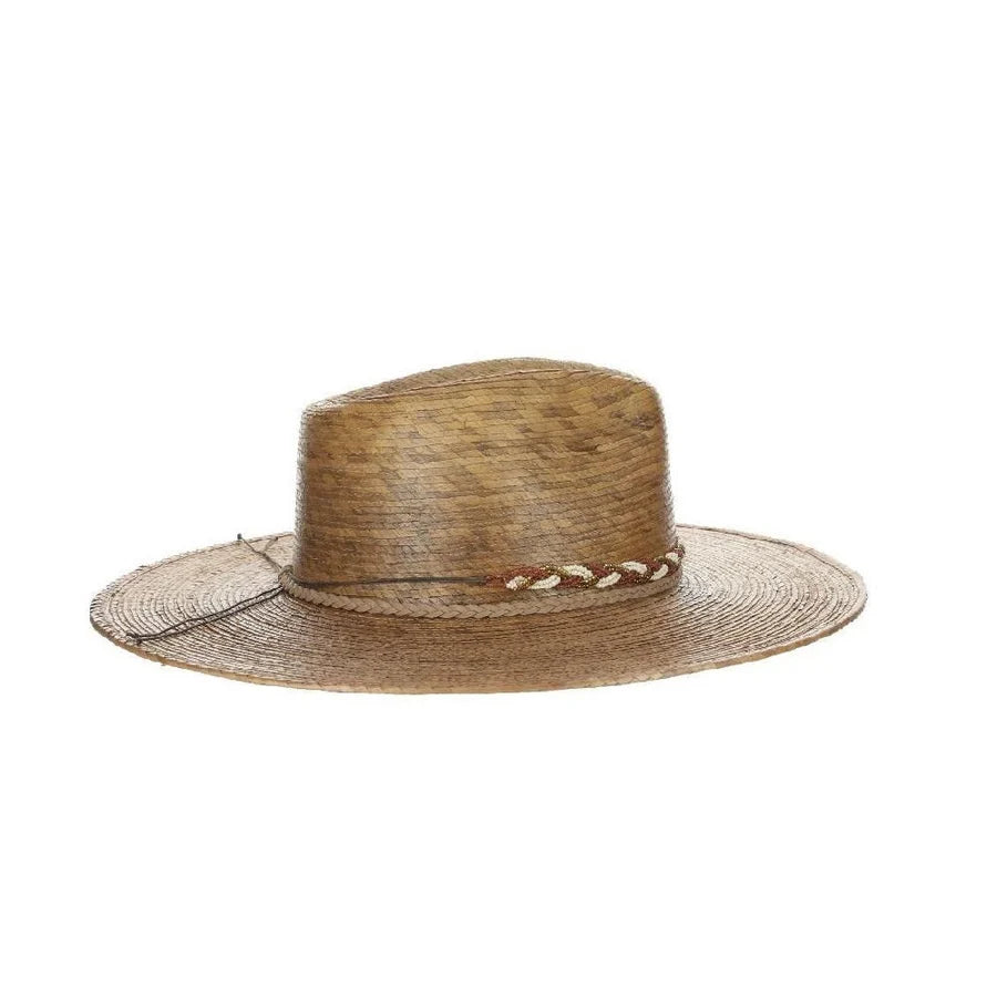 Side view of the Dorfman Milano Passiflora Hat on a white background