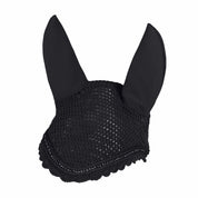 Front view of the Black Eskadron Crystal Fly Hood on a white background