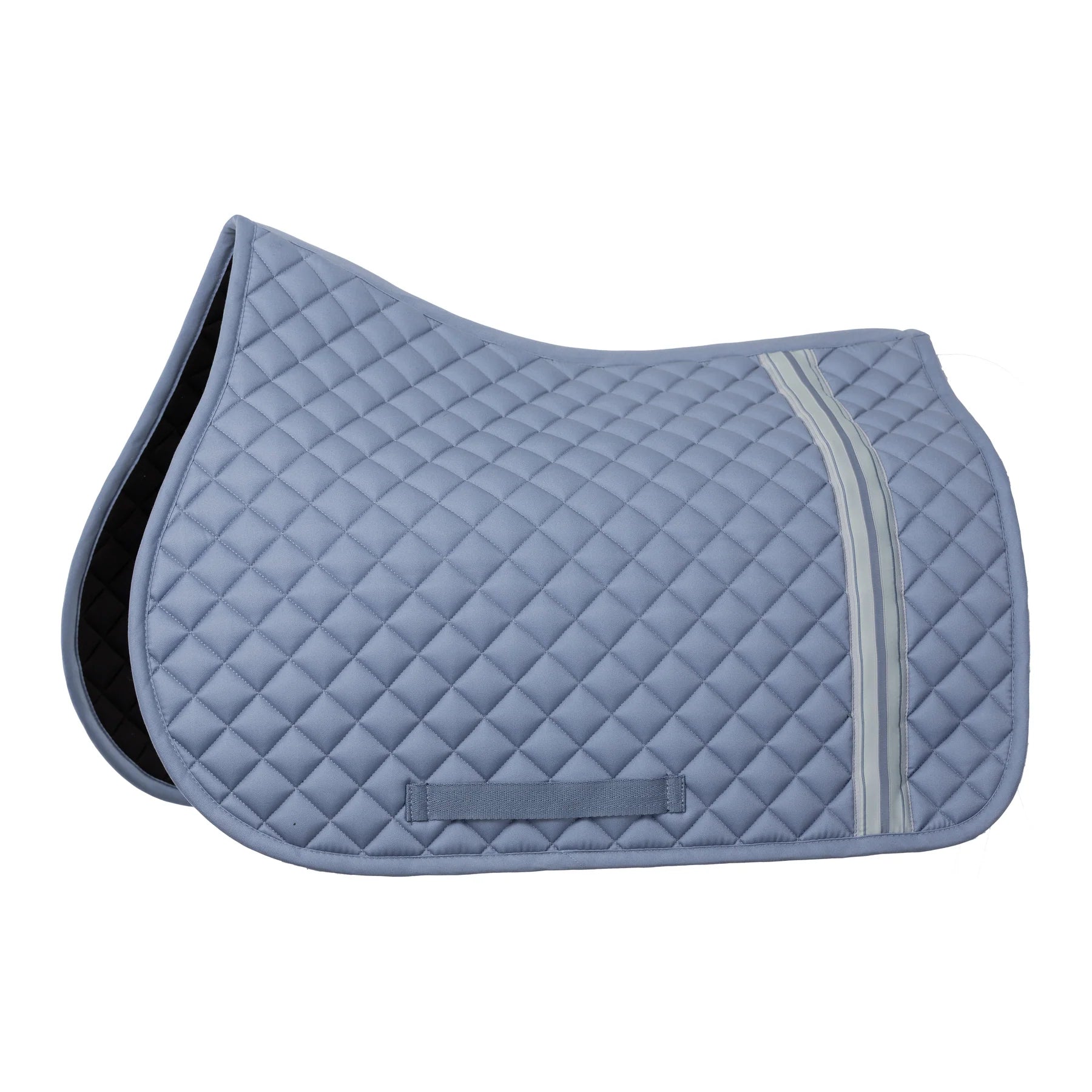 Side view of Dusk Blue Equinavia Harstad Ribbon All Purpose Pad on a white background