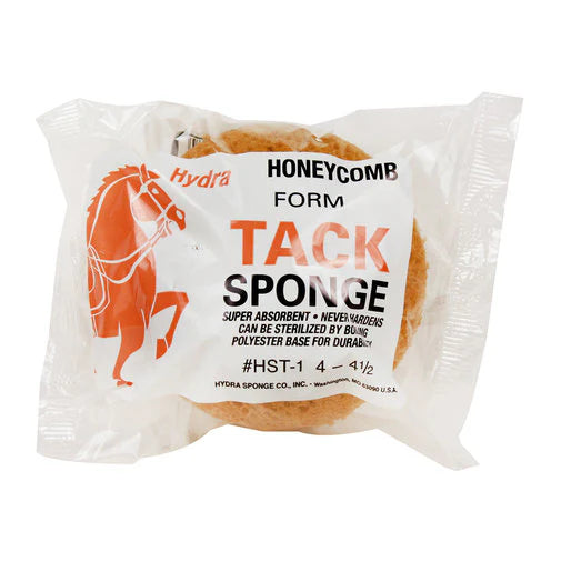 Front view of the Hydra Honeycomb Form Tack Sponge in its original packaging on a white background