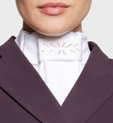 Samshield Plastron Flower Crystal Stock Tie