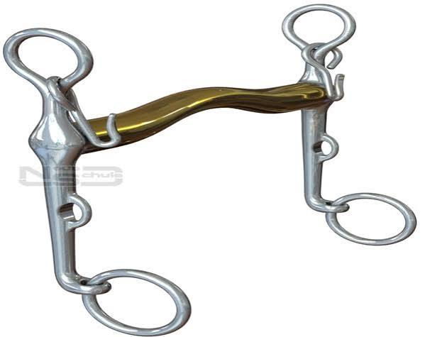 Curb bit shown on white background