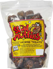 Front view of a 45 oz bagof Stud Muffins Original Horse Treats on a white background