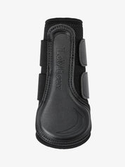LeMieux Mesh Brushing Boot in black with double hook-and-loop straps
