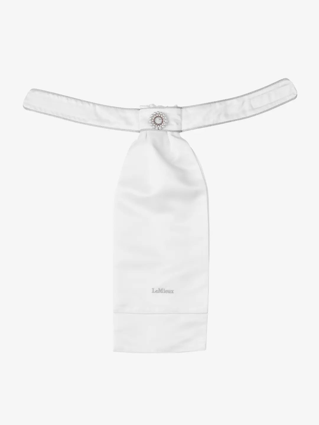 Full view of the LeMieux Sparkle Stock on a white background