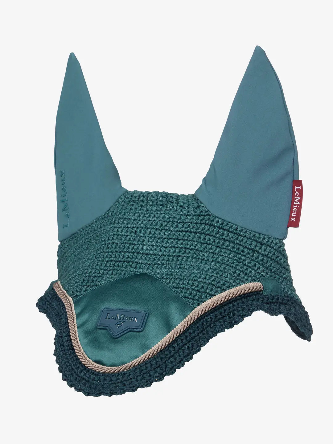 LeMieux Loire Fly Hood in Jungle on a white background