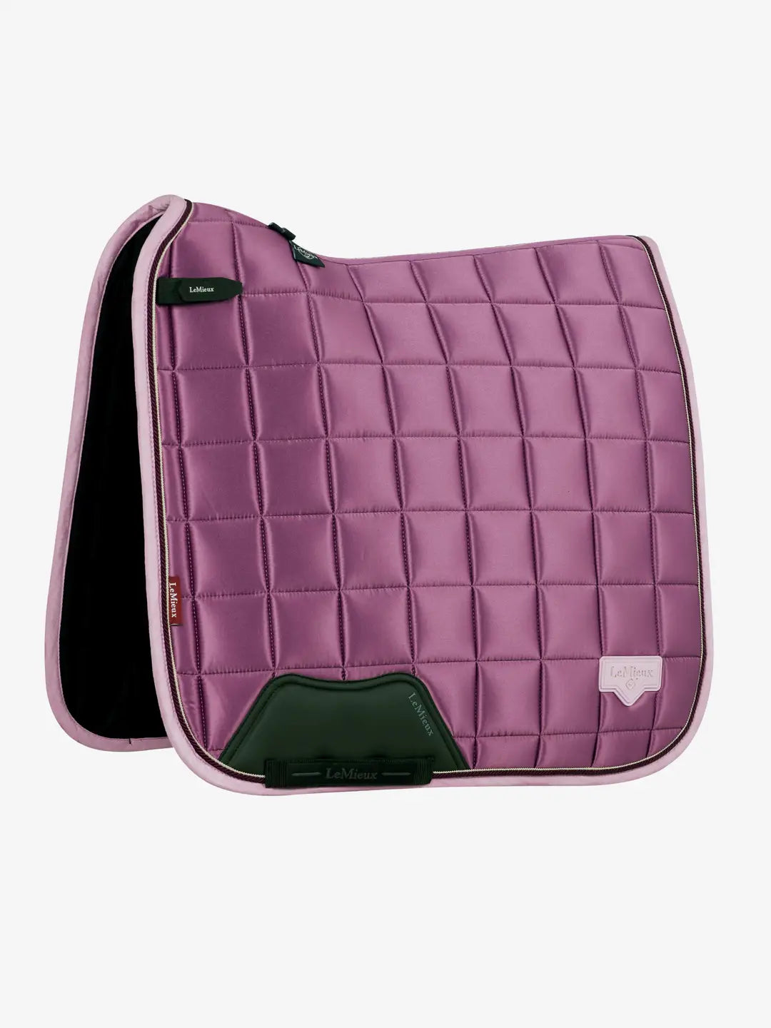 Side view of the LeMieux Loire Classic Dressage Square in the color Mallow