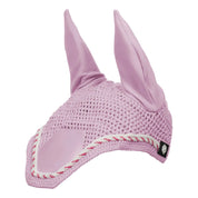 Side view of the pink Equinavia Copenhagen Ear Net on a white background