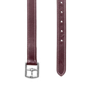 Oakbark Brown Equinavia Valkyrie Stirrup Leathers on a white background